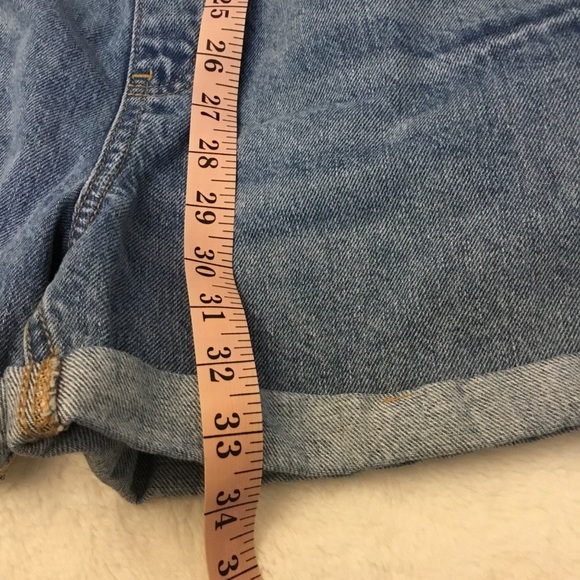 Old Navy Blue Distressed Denim Overalls Rompers - Picture 14 of 16